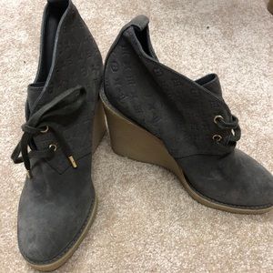 Louis Vuitton wedge bootie